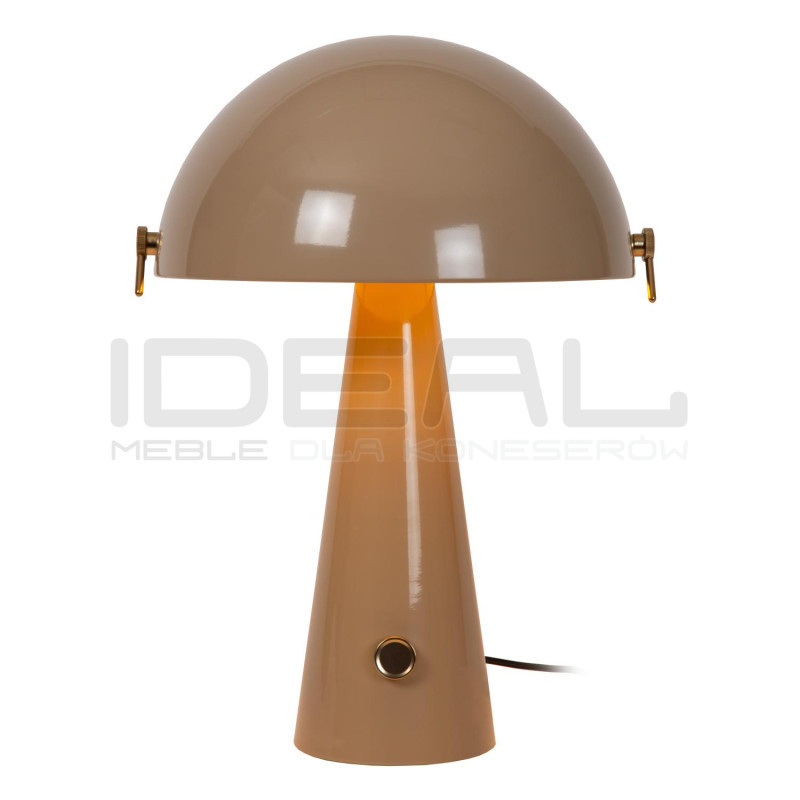 Lampa stołowa Grzybek M – regulacja światła, ruchomy klosz