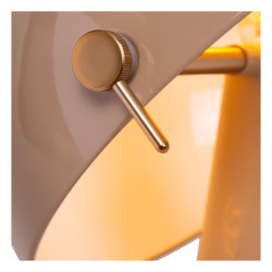 Lampa stołowa Grzybek M – regulacja światła, ruchomy klosz