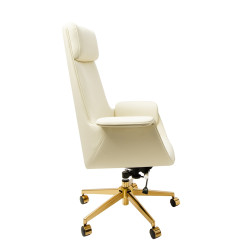 Fotel biurowy ADMIRAL szary – Elegancki fotel z regulacją