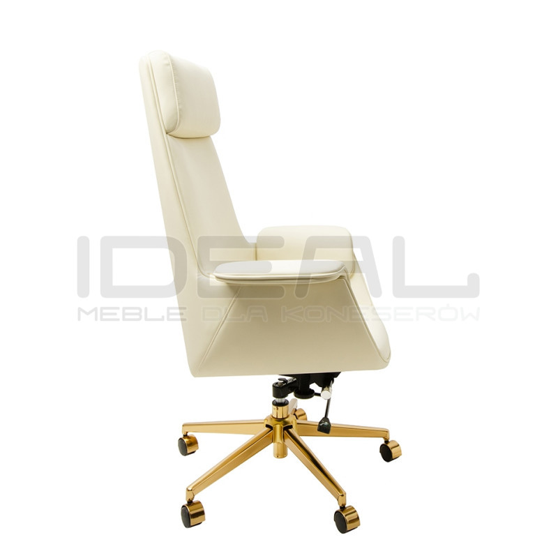 Fotel biurowy ADMIRAL szary – Elegancki fotel z regulacją