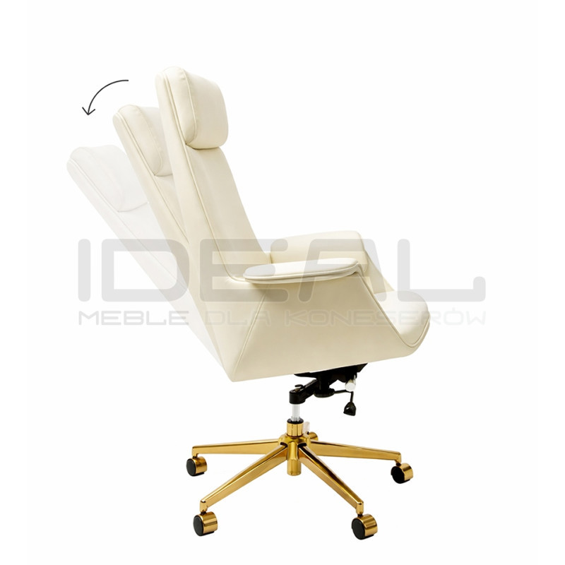 Fotel biurowy ADMIRAL szary – Elegancki fotel z regulacją