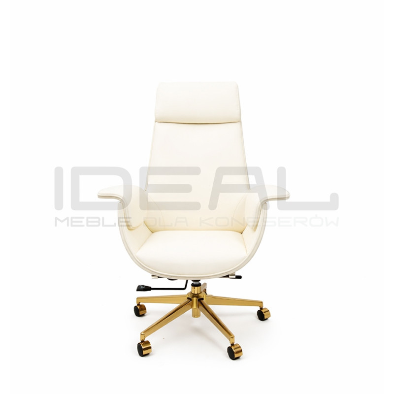 Fotel biurowy ADMIRAL szary – Elegancki fotel z regulacją