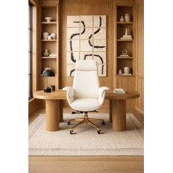 Fotel biurowy ADMIRAL szary – Elegancki fotel z regulacją