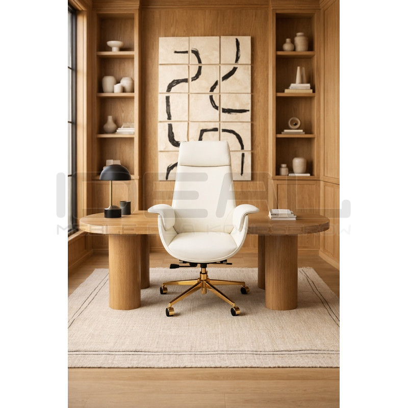 Fotel biurowy ADMIRAL szary – Elegancki fotel z regulacją