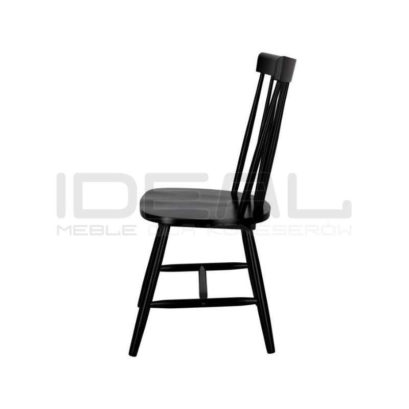 Krzesło drewniane Mowel – klasyczny patyczak, niedrogie i wygodne