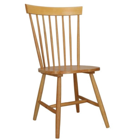 Krzesło drewniane Mowel – klasyczny patyczak, niedrogie i wygodne