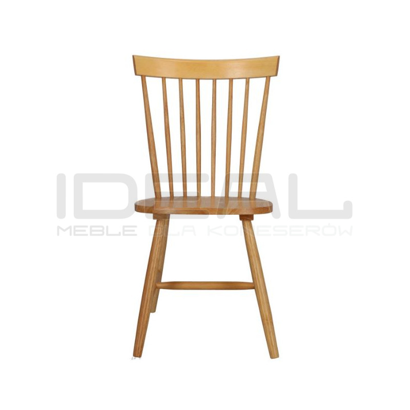 Krzesło drewniane Mowel – klasyczny patyczak, niedrogie i wygodne