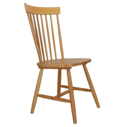 Krzesło drewniane Mowel – klasyczny patyczak, niedrogie i wygodne