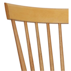 Krzesło drewniane Mowel – klasyczny patyczak, niedrogie i wygodne