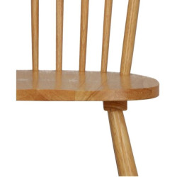 Krzesło drewniane Mowel – klasyczny patyczak, niedrogie i wygodne