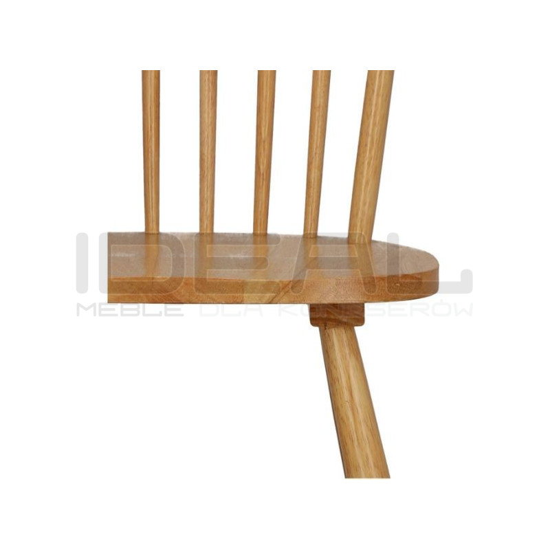 Krzesło drewniane Mowel – klasyczny patyczak, niedrogie i wygodne