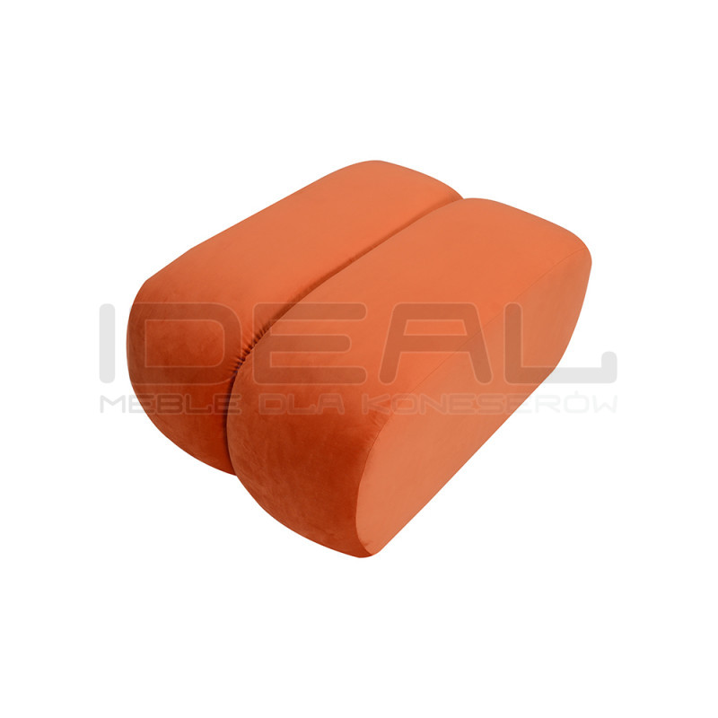 Pufa 60x89 do salonu | Mała pufa tapicerowana Serena