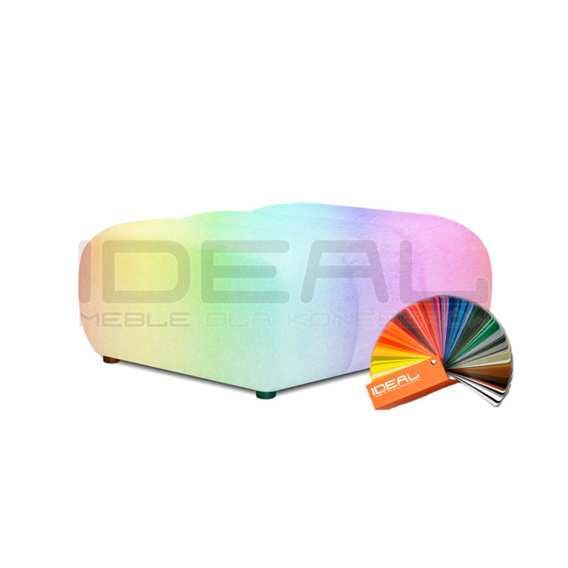 Duża pufa do salonu 91x89 | Pufa wypoczynkowa Serena