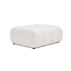 Duża pufa do salonu 91x89 | Pufa wypoczynkowa Serena