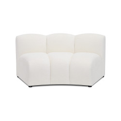 Narożny fotel z wyprofilowanym oparciem |Moduł sofy Serena