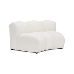 Narożny fotel z wyprofilowanym oparciem |Moduł sofy Serena