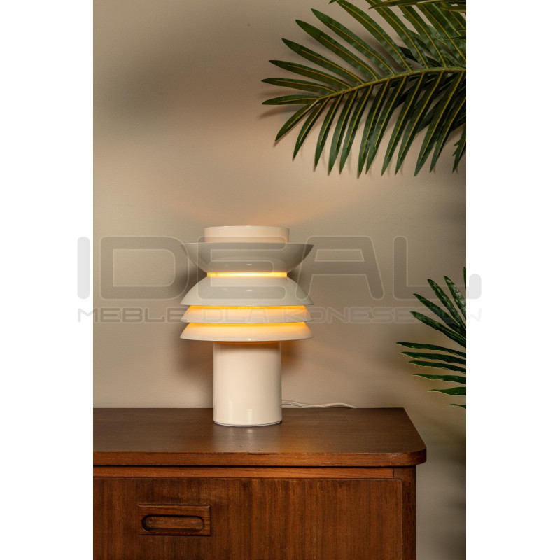 Lampa stołowa Tokyo – lampa w stylu japandi | beżowa, taupe