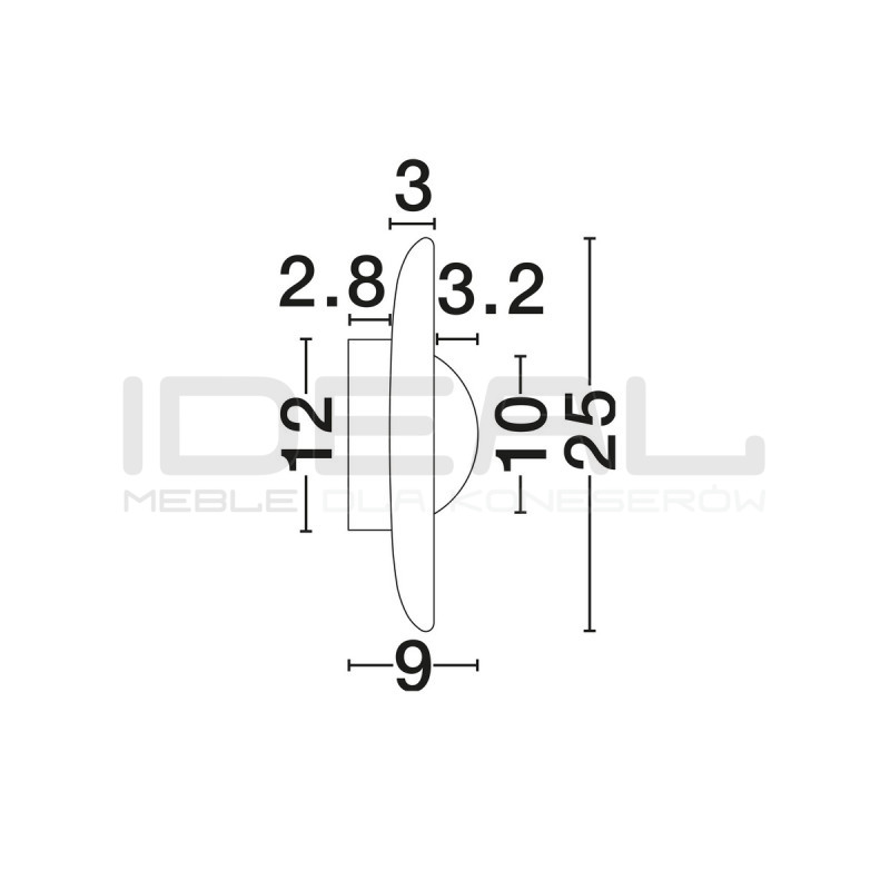 Kinkiet Saturn z trawertynu i drewna – lampa ścienna LED