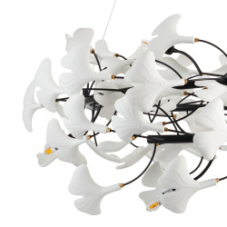 Lampa wisząca BOTANIKA – nowoczesny design z motywem liści Ginkgo | IdealMeble