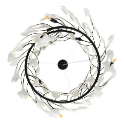 Lampa wisząca BOTANIKA – nowoczesny design z motywem liści Ginkgo | IdealMeble