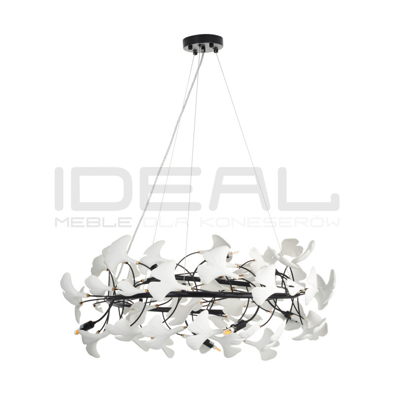 Lampa wisząca BOTANIKA – nowoczesny design z motywem liści Ginkgo | IdealMeble