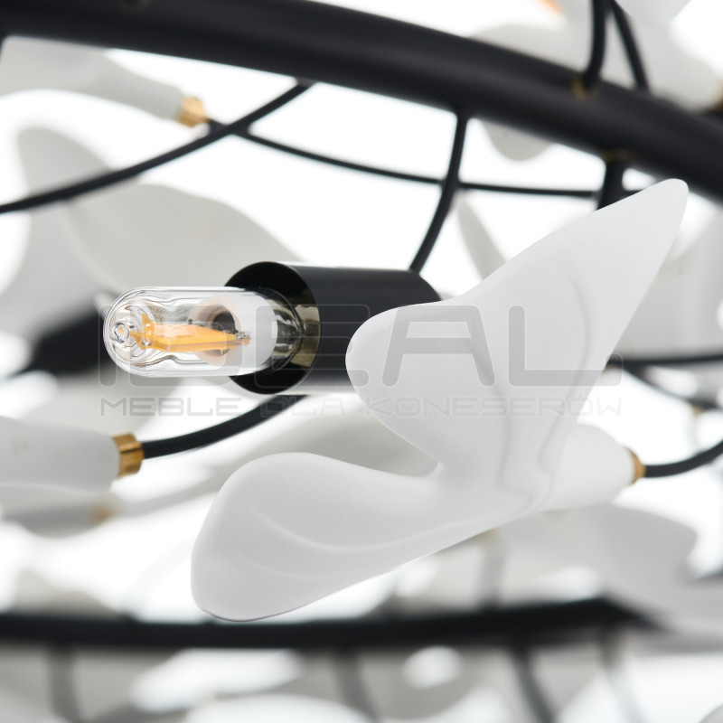 Lampa wisząca BOTANIKA – nowoczesny design z motywem liści Ginkgo | IdealMeble