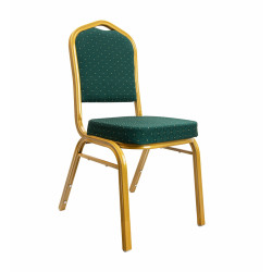 Krzesło eventowe HEKATE zielone –  krzesło bankietowe i konferencyjne