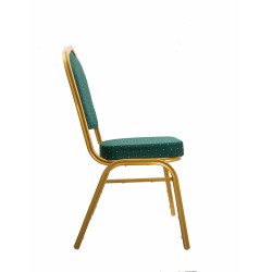 Krzesło eventowe HEKATE zielone –  krzesło bankietowe i konferencyjne