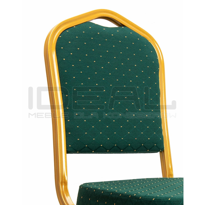 Krzesło eventowe HEKATE zielone –  krzesło bankietowe i konferencyjne