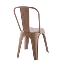 Krzesło TOWER PARIS PP do salonu i ogrodu | lekkie, sztaplowane, UV