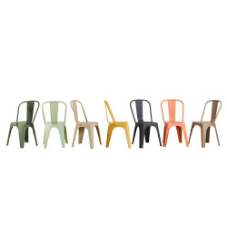 Krzesło TOWER PARIS PP do salonu i ogrodu | lekkie, sztaplowane, UV