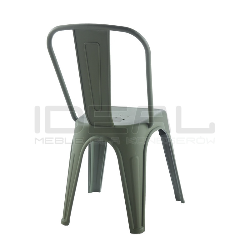 Krzesło TOWER PARIS PP do salonu i ogrodu | lekkie, sztaplowane, UV