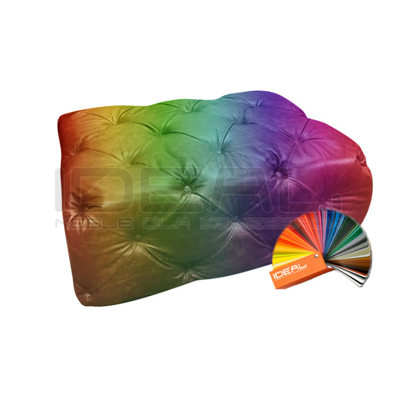 Pufa Chesterfield Moon skóra