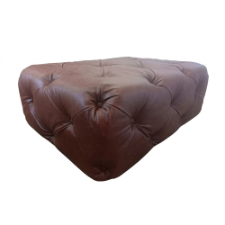 Pufa Chesterfield Moon skóra