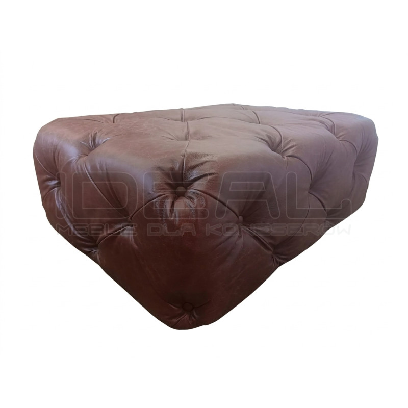 Pufa Chesterfield Moon skóra