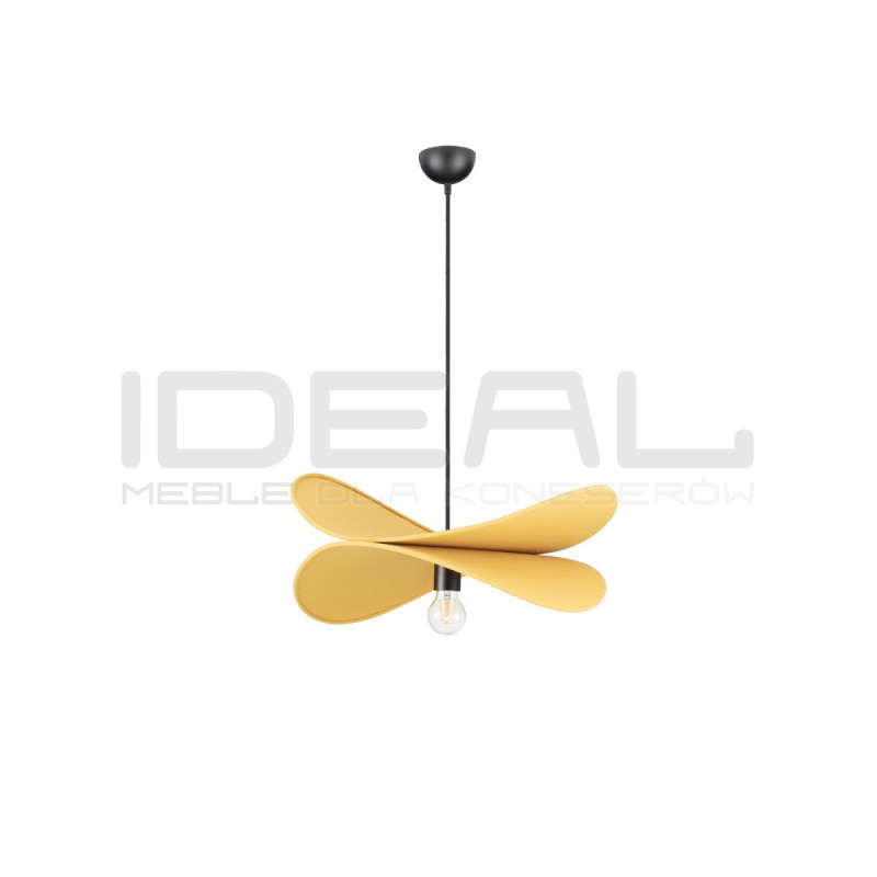 Lampa wisząca Mariposa – lniany klosz w kształcie skrzydeł, boho