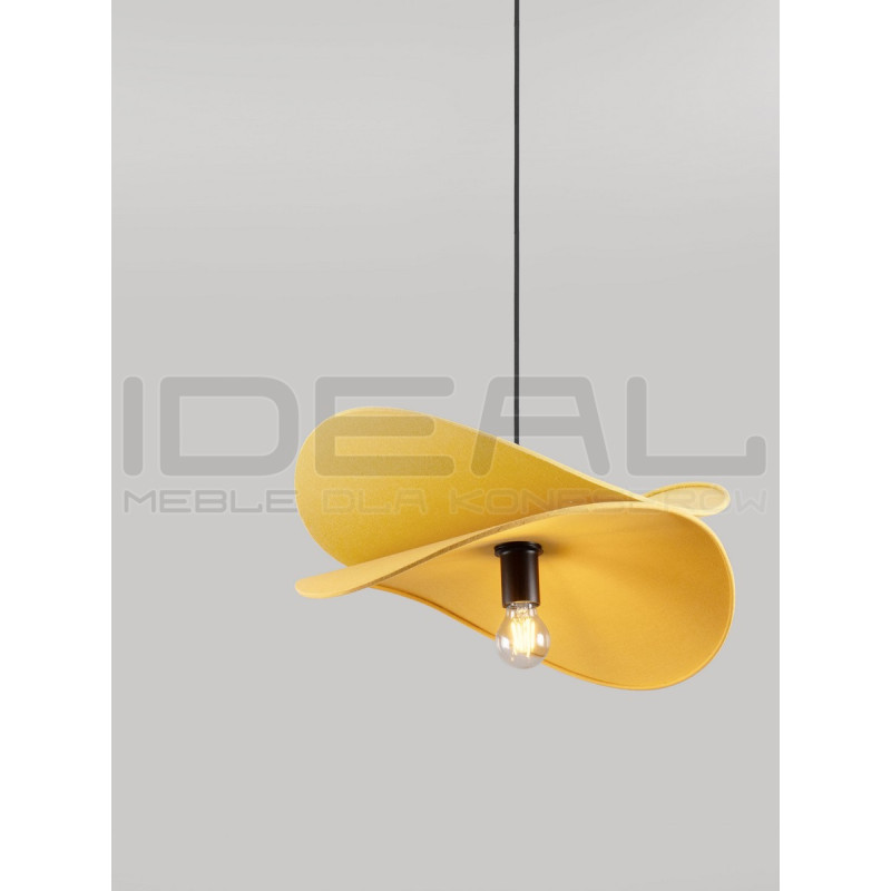 Lampa wisząca Mariposa – lniany klosz w kształcie skrzydeł, boho