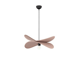 Lampa wisząca Mariposa – lniany klosz w kształcie skrzydeł, boho