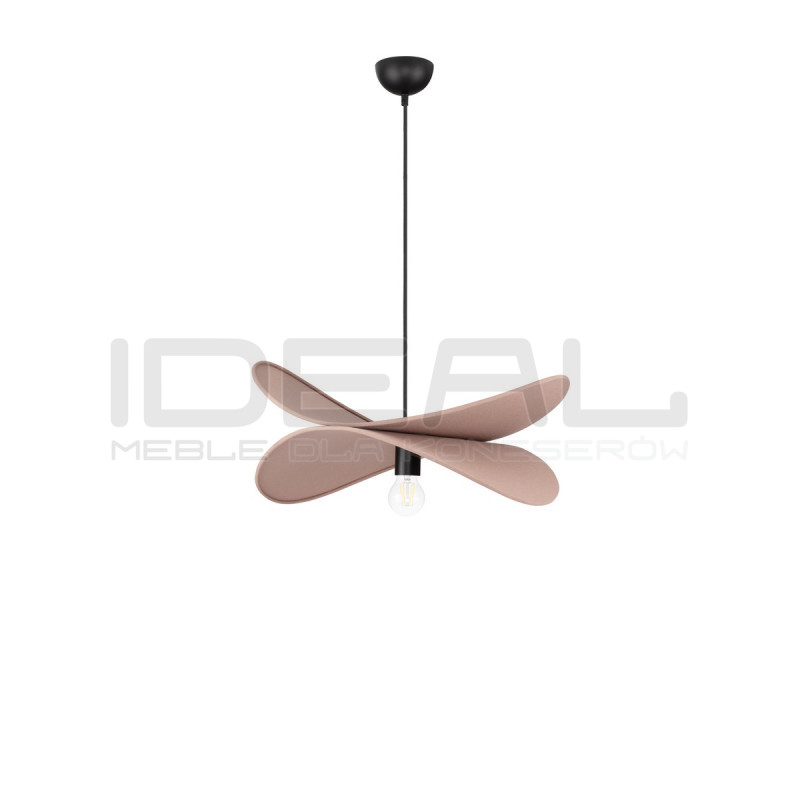 Lampa wisząca Mariposa – lniany klosz w kształcie skrzydeł, boho