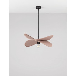 Lampa wisząca Mariposa – lniany klosz w kształcie skrzydeł, boho
