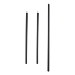 Lampa wisząca pozioma Modern Mid-Century LUNGO czarno złota 135 cm