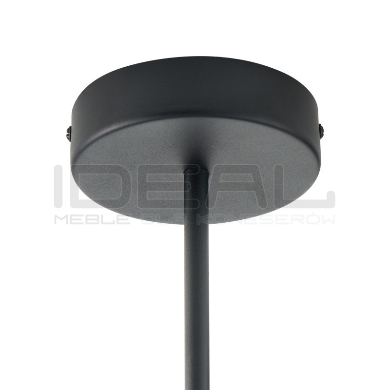 Lampa wisząca pozioma Modern Mid-Century LUNGO czarno złota 135 cm