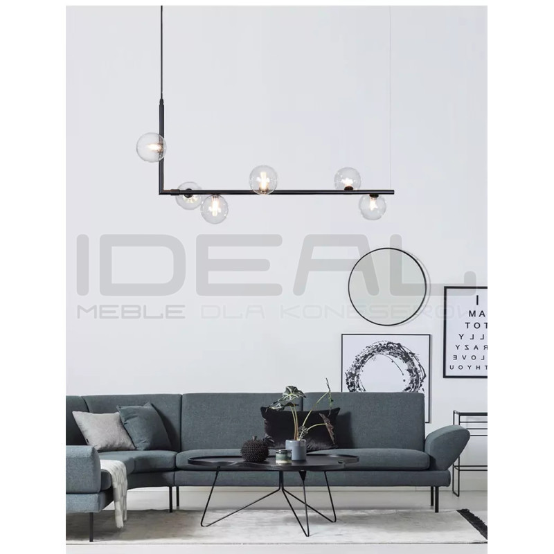 Lampa wisząca SIMPLY czarna 90 cm