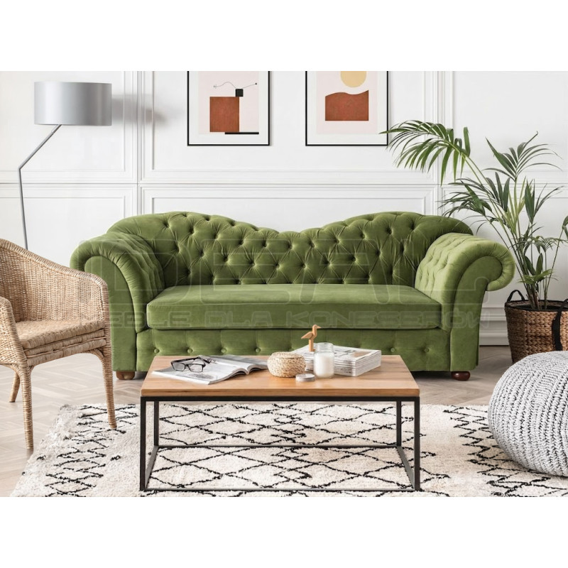 Sofa Chesterfield Madame Plus z f. spania 3 os.