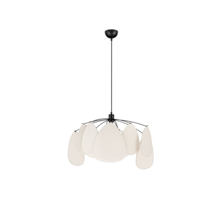 Lampa Wisząca Vela | Lniana | E27 | Beż / Zielony / Morela