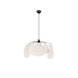 Lampa Wisząca Vela | Lniana | E27 | Beż / Zielony / Morela