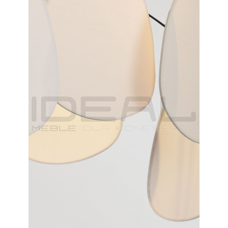 Lampa Wisząca Vela | Lniana | E27 | Beż / Zielony / Morela