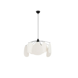 Lampa Wisząca Vela | Lniana | E27 | Beż / Zielony / Morela