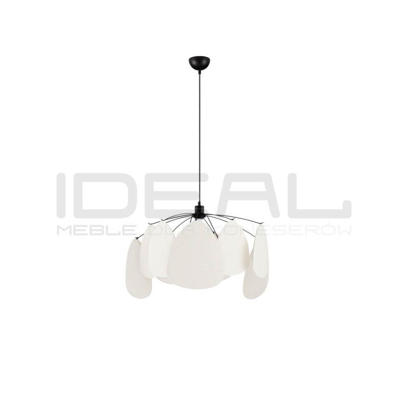 Lampa Wisząca Vela | Lniana | E27 | Beż / Zielony / Morela