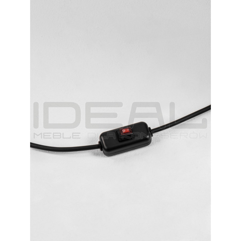 Lampa podłogowa BRAID IP65 czarna/beżowa 145 cm – taras i ogród